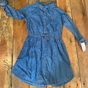 Carters denim dress size 10/12 NWT $36